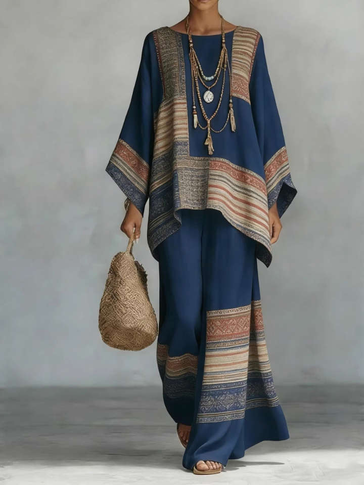 Mirthe | Boho Haftowana Tunika Resortowa