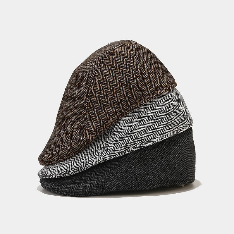 Mandy | Klasyczna Czapka Herringbone