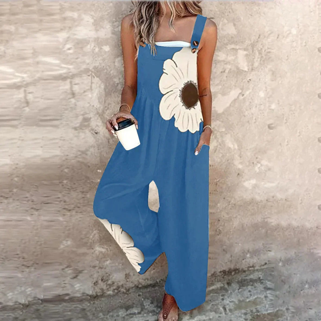 Marissa | Stylowy Kombinezon z Kwiatowym Wzorem