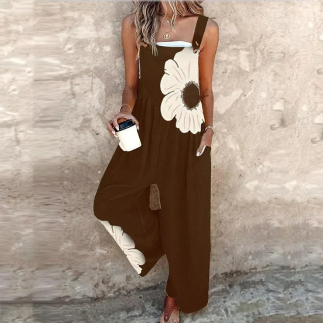 Marissa | Stylowy Kombinezon z Kwiatowym Wzorem