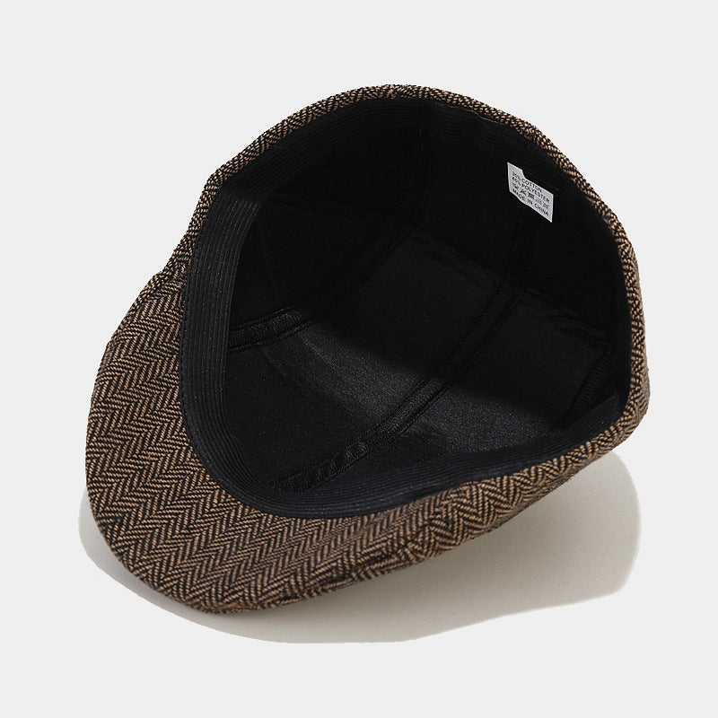 Mandy | Klasyczna Czapka Herringbone