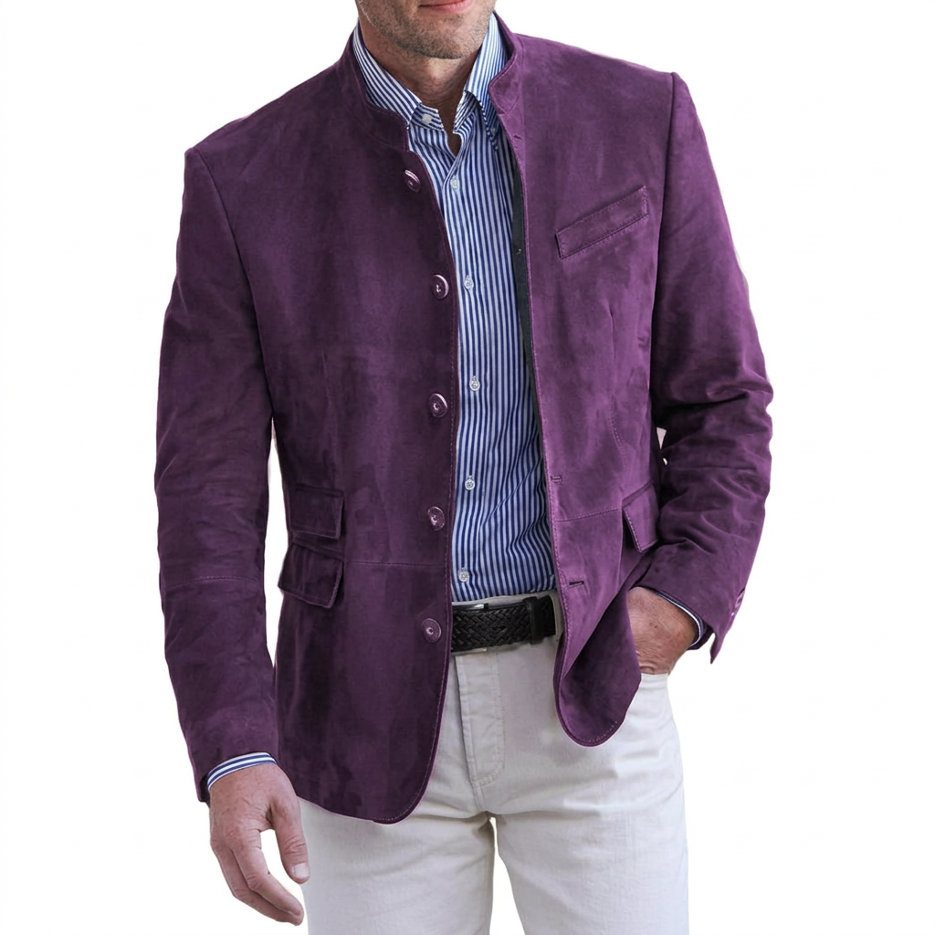 Landon | Elegancka Kurtka ze Stojącym Kołnierzem