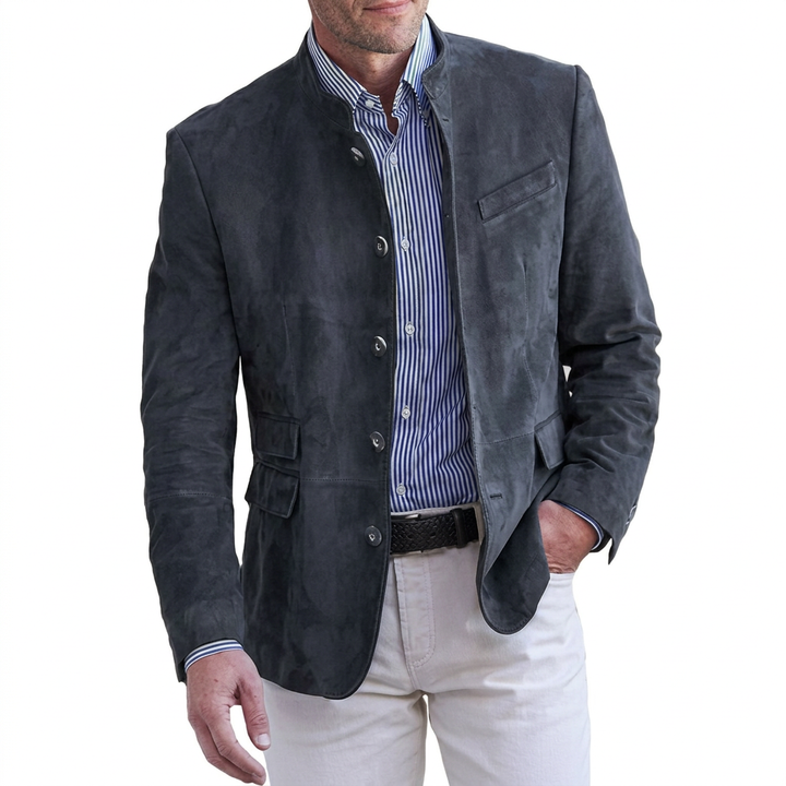Landon | Elegancka Kurtka ze Stojącym Kołnierzem