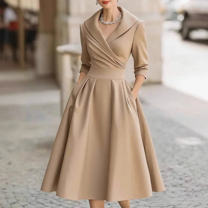 Millie | Elegancka Sukienka Midi o Graceful Silhouette