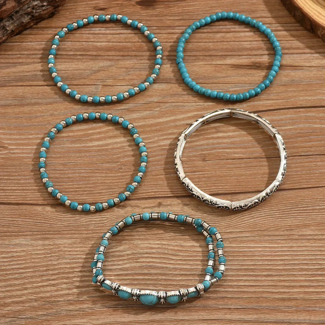Marisol | Zestaw Bransoletek w Stylu Boho z Koralikami