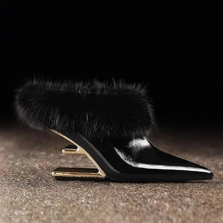 Alvina | Stylowe Furry Obcasy