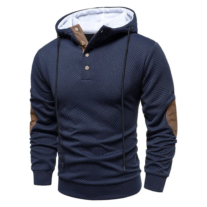 Bradley | Stylowy Sweter z Kapturem i Guzikami