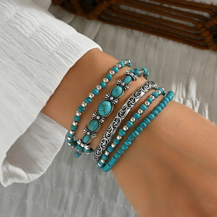 Marisol | Zestaw Bransoletek w Stylu Boho z Koralikami