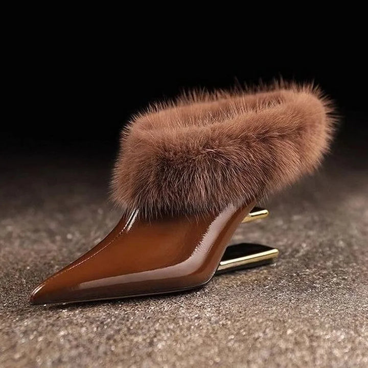 Alvina | Stylowe Furry Obcasy