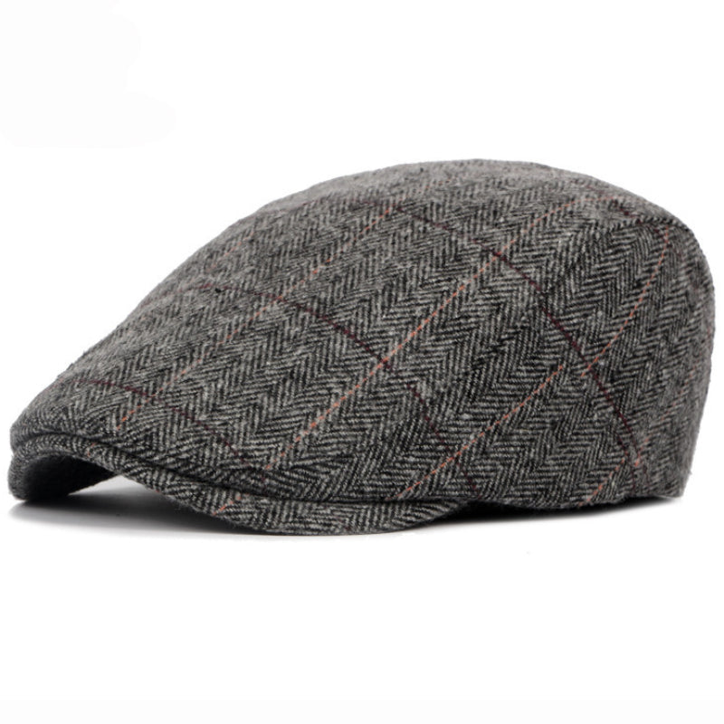 Edward | Dziedzictwo Kapelusz Flat Cap w Paski