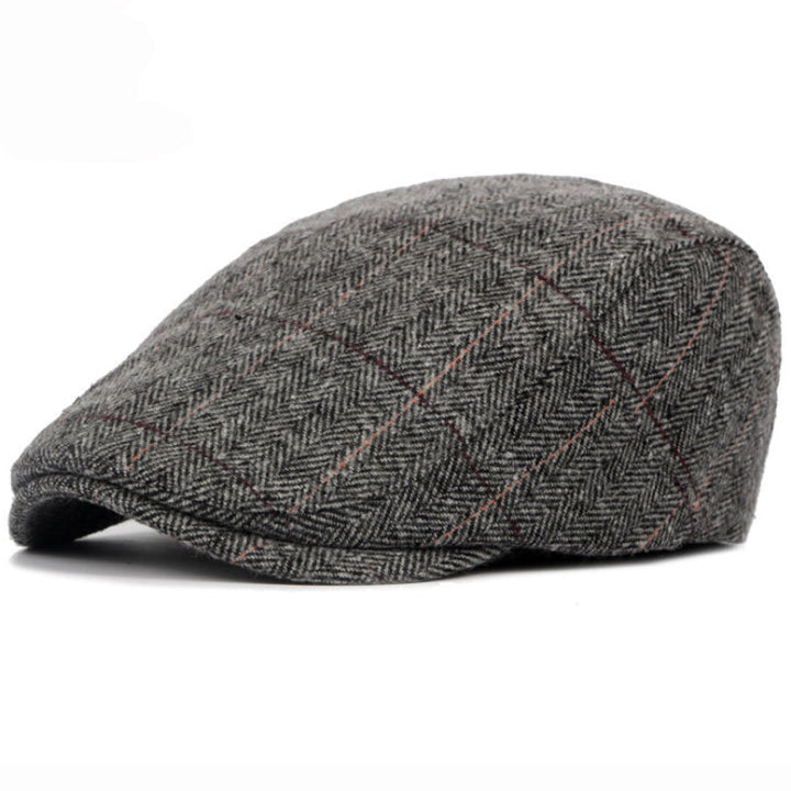 Edward | Dziedzictwo Kapelusz Flat Cap w Paski