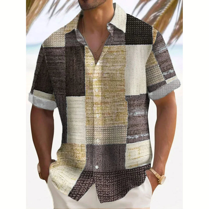 Luca | Letnia Koszula Vintage Patchwork