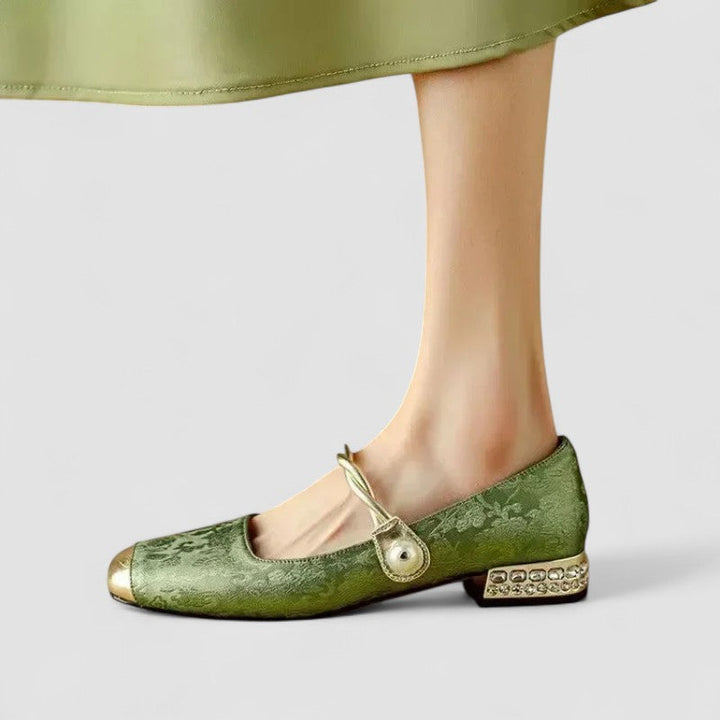 Eleanor | Klasyczne buty Mary Jane na słupku