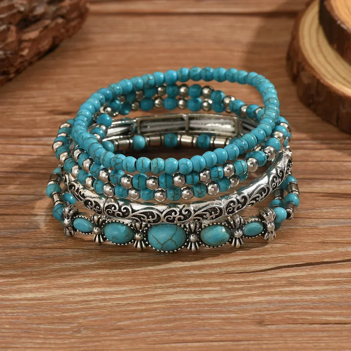Marisol | Zestaw Bransoletek w Stylu Boho z Koralikami