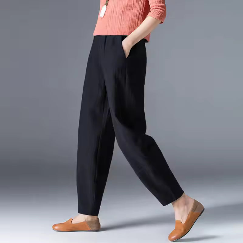 Marianne | Luźne Spodnie Tapered