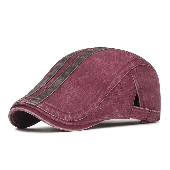 Daniel | Vintage Stripe Flat Cap