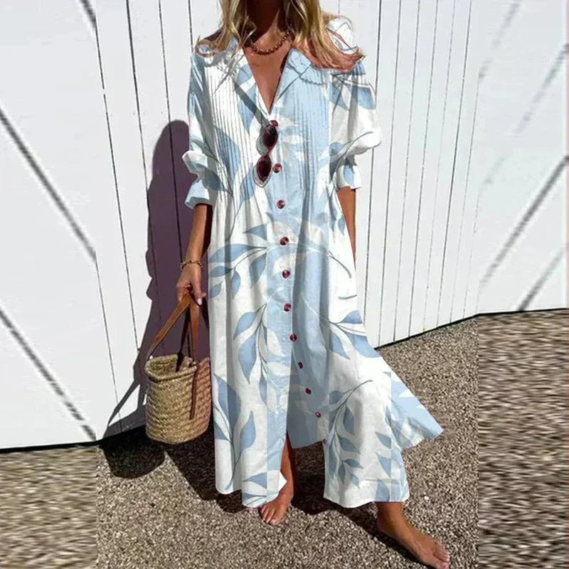 Tracey | Elegancka Szeroka Sukienka Boho