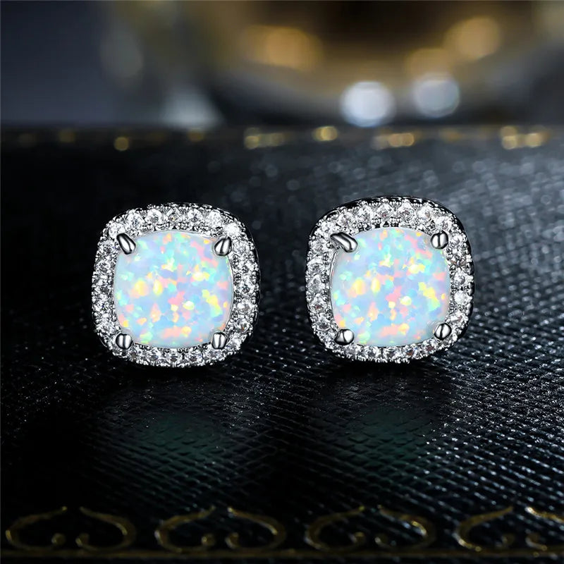 Rozmaryn | Kolczyki Sztyfty Halo Sparkle
