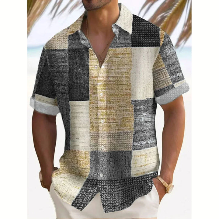 Luca | Letnia Koszula Vintage Patchwork