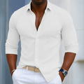 Marco | Koszula Henley w Slim Fit z teksturowanej tkaniny