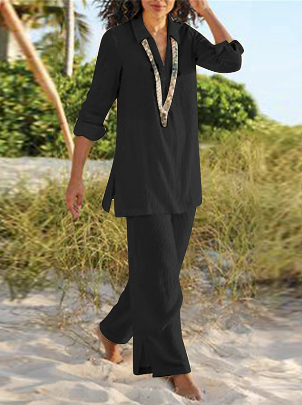 Selene | Luźna Boho Maxi Sukienka