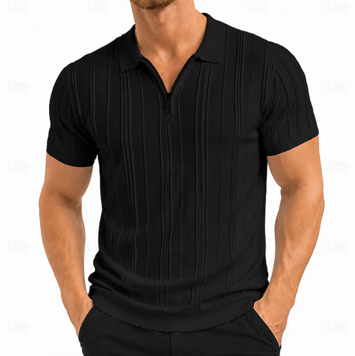 Colby | Teksturowana koszulka polo slim fit