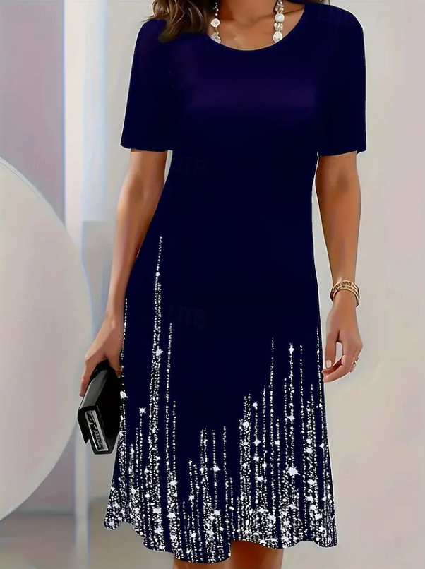 Selene | Elegancka Midi Sukienka Wieczorowa