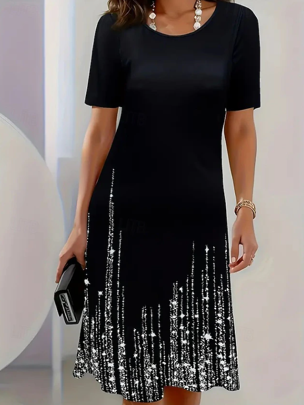 Selene | Elegancka Midi Sukienka Wieczorowa