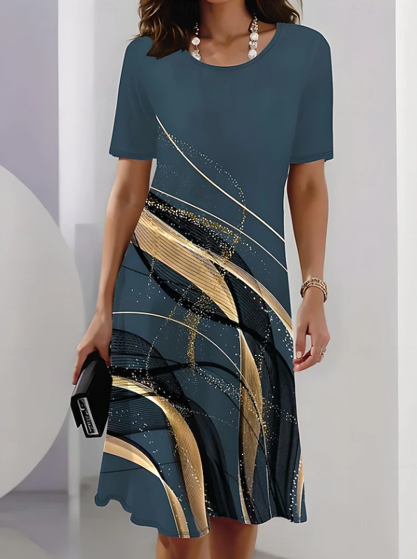 Maisy | Elegancka Midi Sukienka na Wieczór