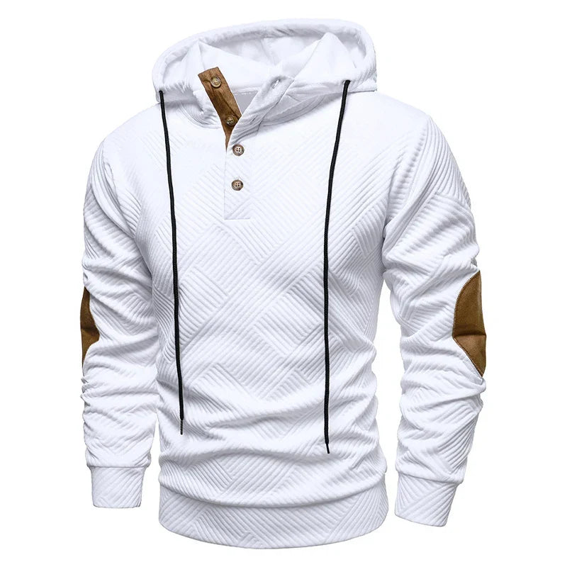 Bradley | Stylowy Sweter z Kapturem i Guzikami