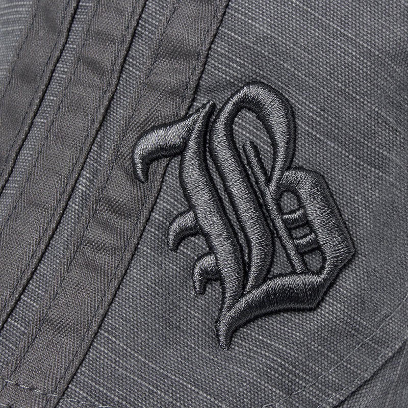 Benjamin | Haftowana czapka typu flat cap