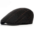 Edward | Dziedzictwo Kapelusz Flat Cap w Paski