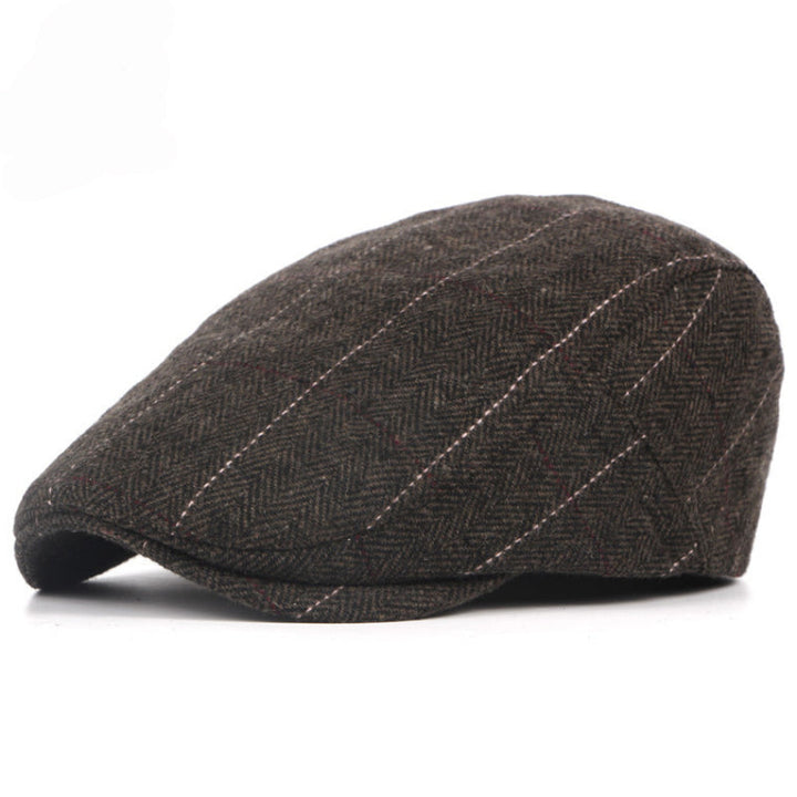 Edward | Dziedzictwo Kapelusz Flat Cap w Paski