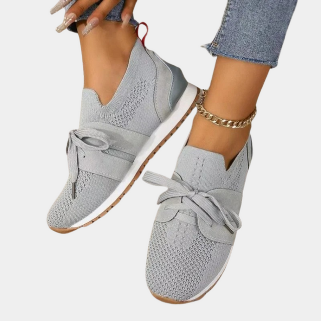 Bonnie | Ortopedyczne Wygodne Sneakersy z Sznurowadłami