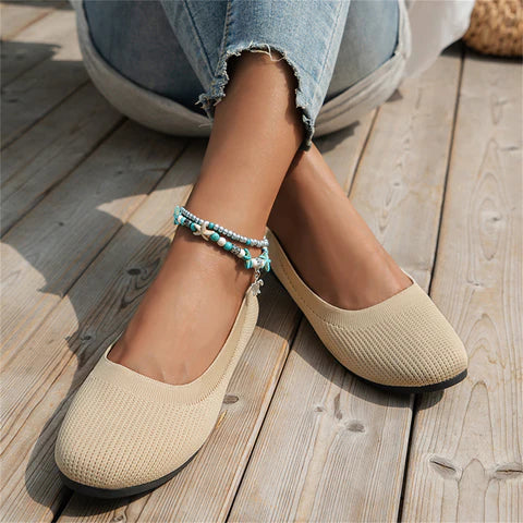 Lina | Klasyczne Woven Slip-On Flats