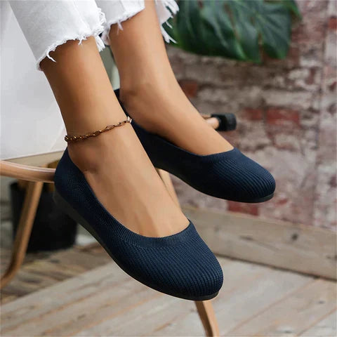 Lina | Klasyczne Woven Slip-On Flats