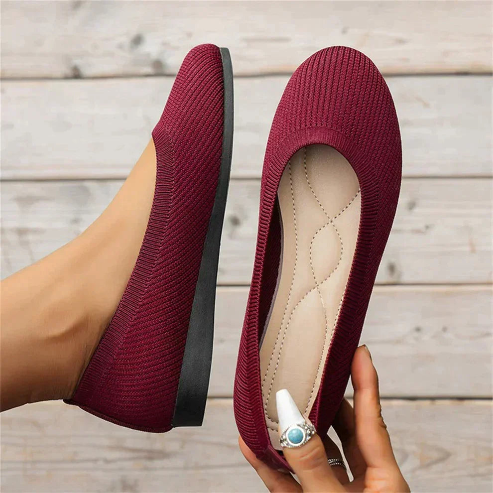 Lina | Klasyczne Woven Slip-On Flats