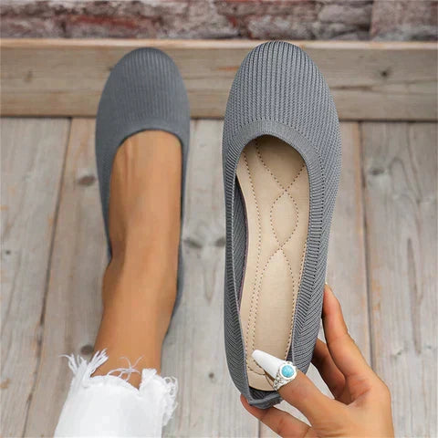 Lina | Klasyczne Woven Slip-On Flats