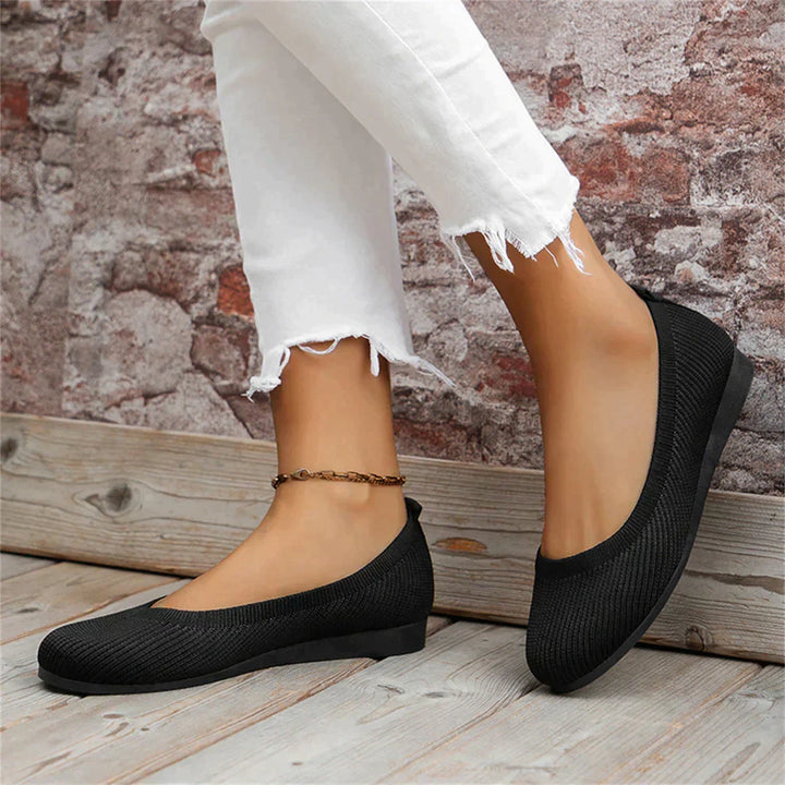 Lina | Klasyczne Woven Slip-On Flats