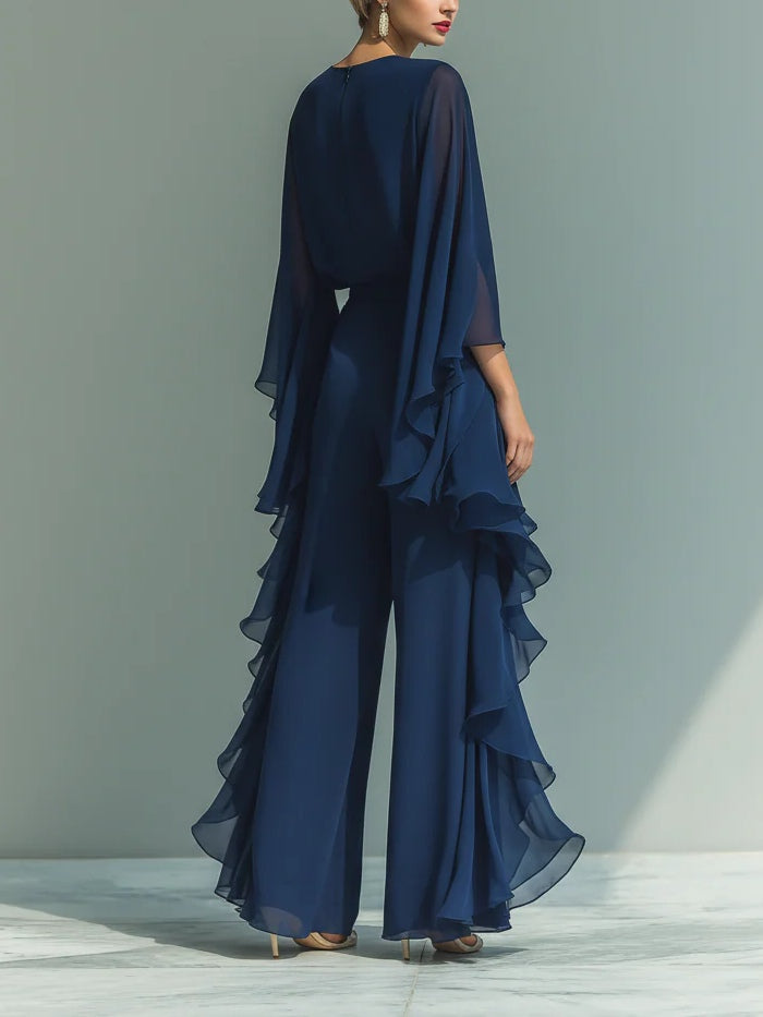 Beatrice | Elegancki Zestaw Chiffonowy