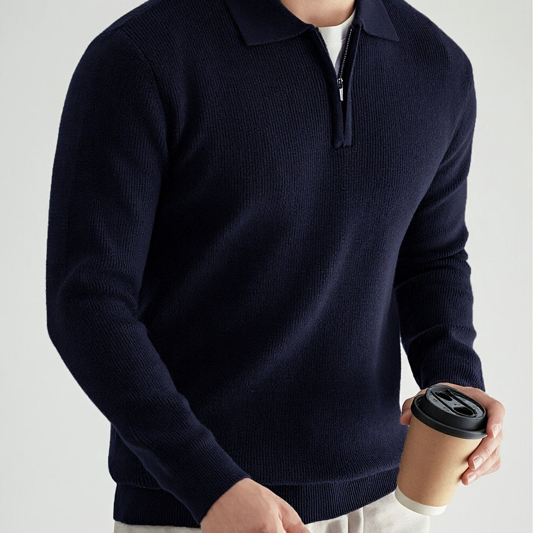 Douglas | Sweter Polo z Zamek 1/4
