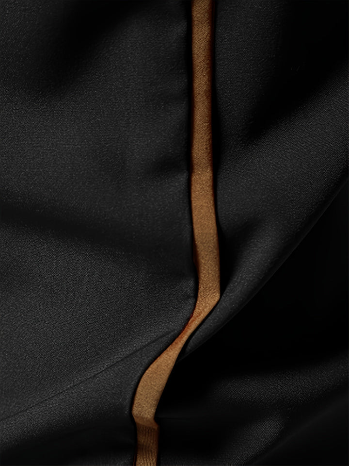 Damon | Koszula Slim Fit z Kontrastowymi Akcentami
