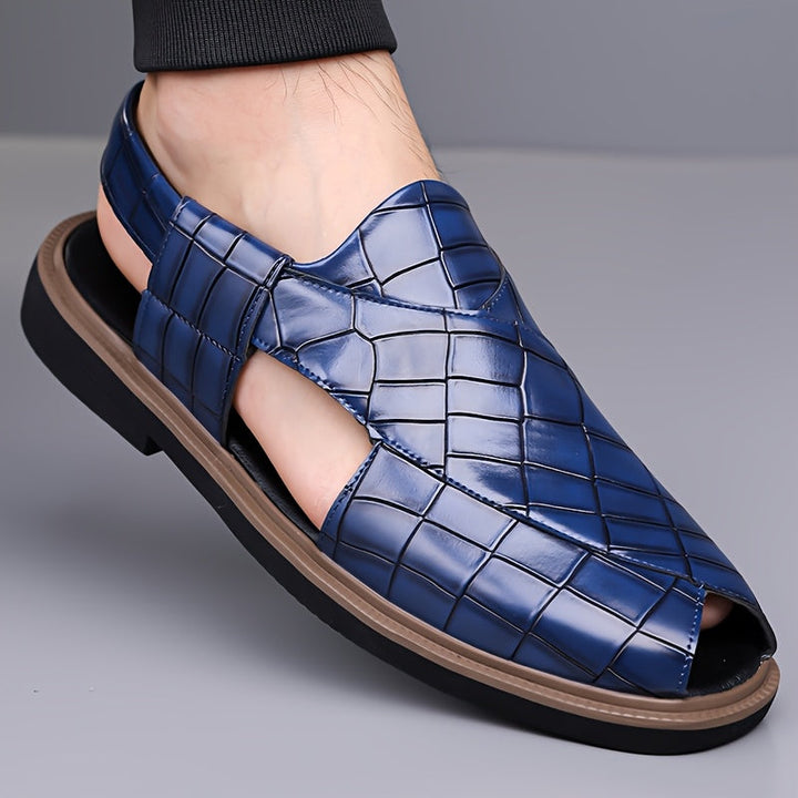Nathaniel | Klapki Slip-On z Efektem Wplecionym