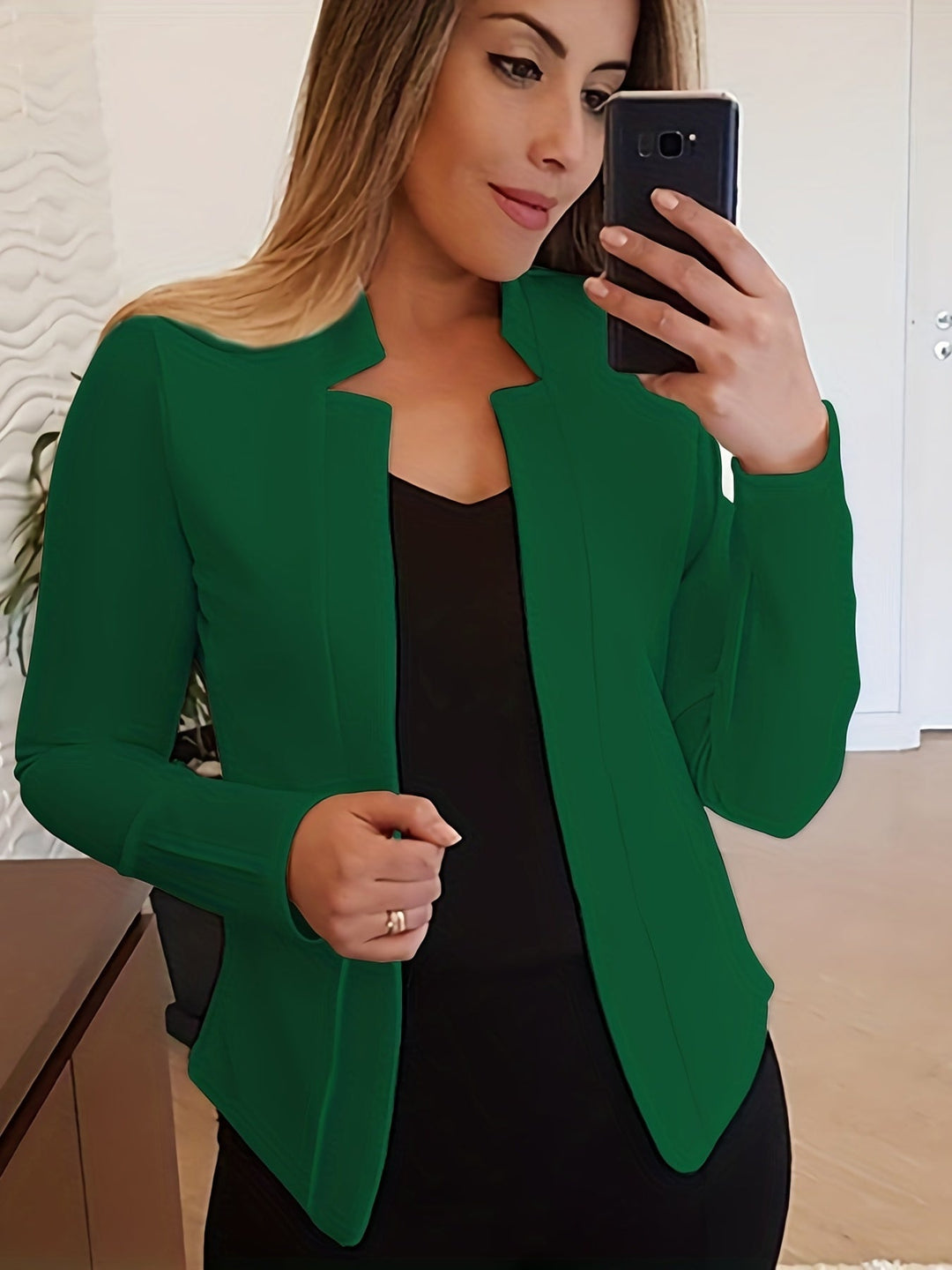 Corinne | Luźna kurtka z otwartym przodem