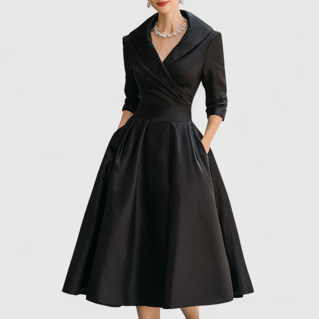 Millie | Elegancka Sukienka Midi o Graceful Silhouette