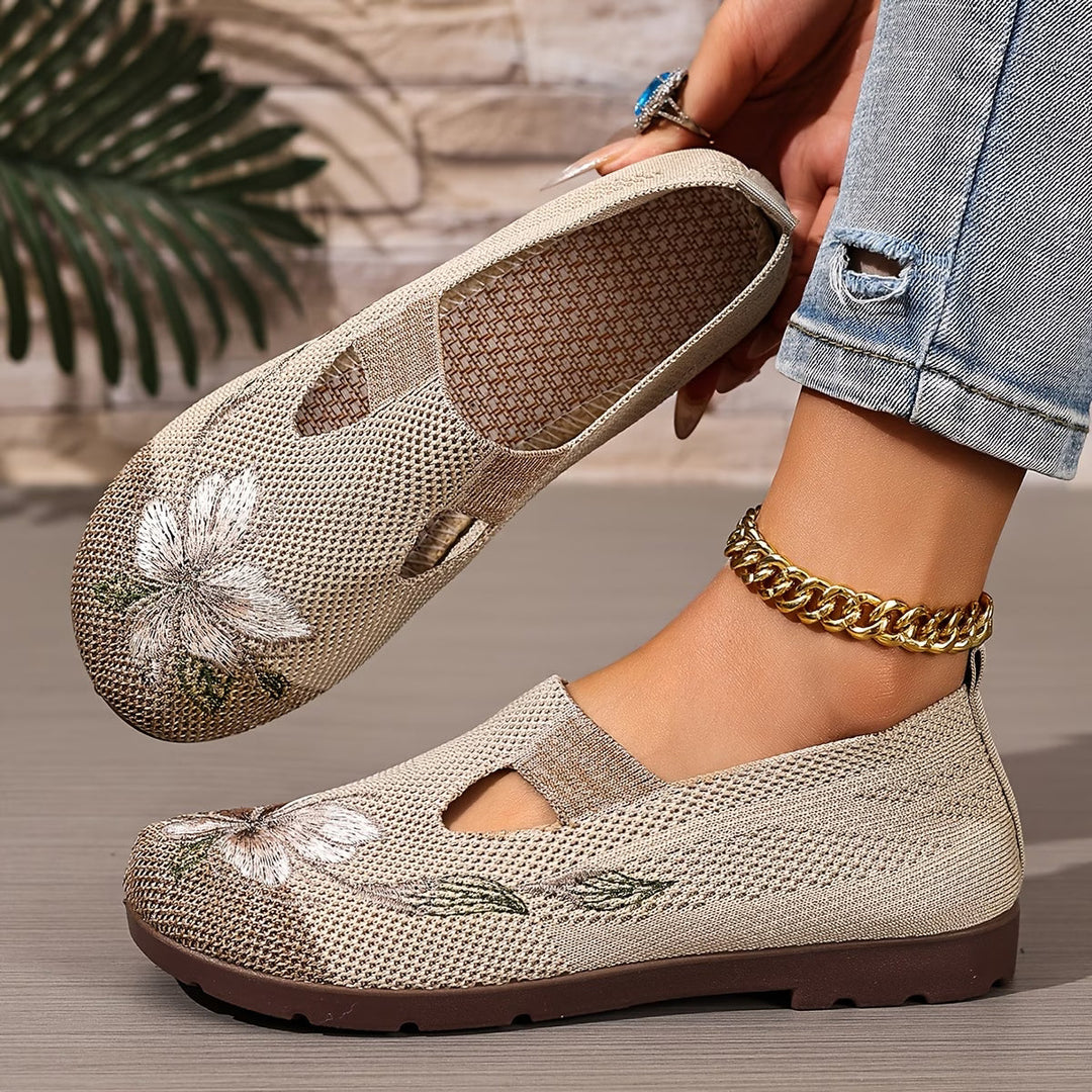 Linnea | Stylowe Kwiatowe Retro Sandały