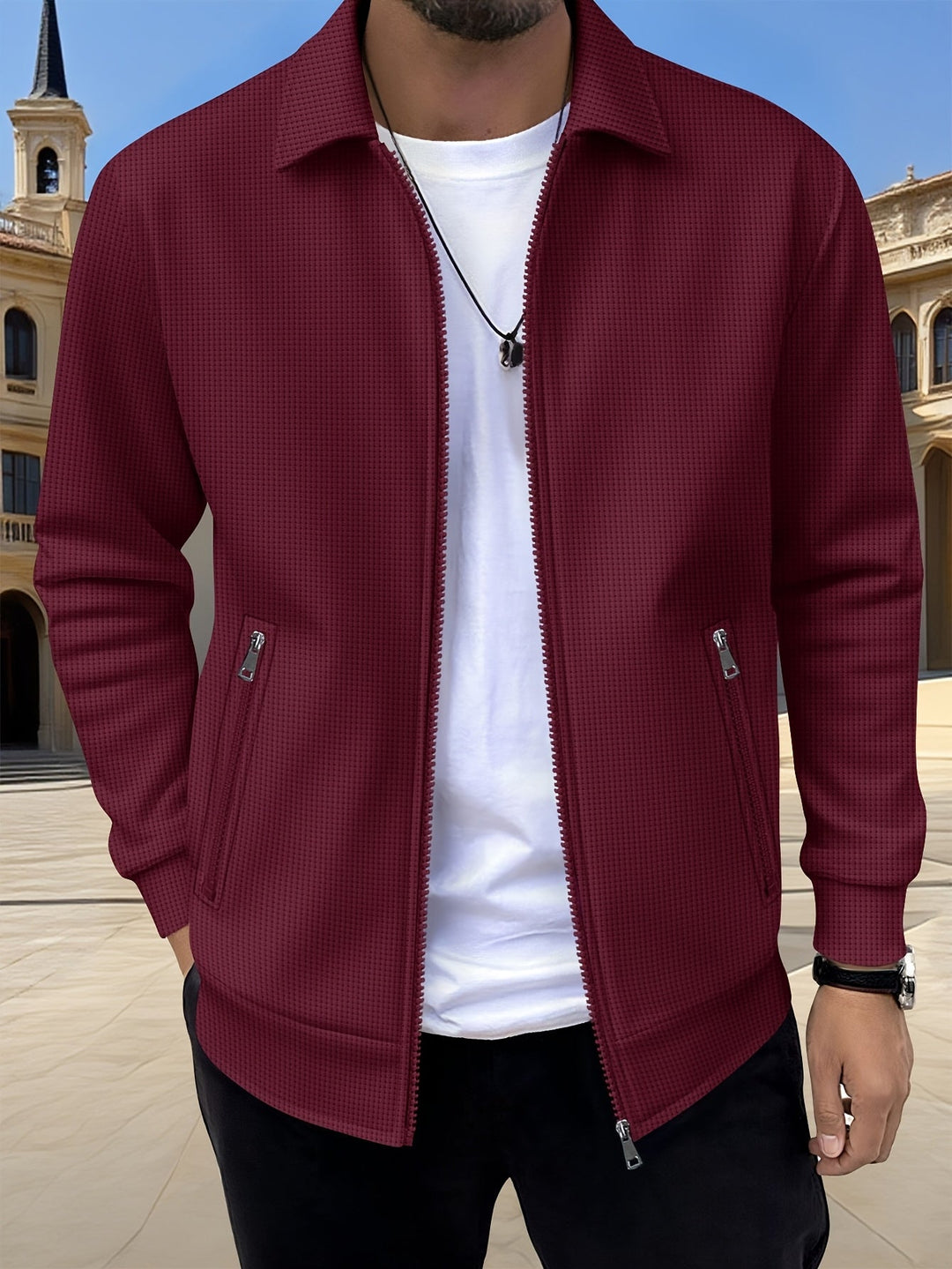 Gerard | Elegancka Kurtka Teksturowana