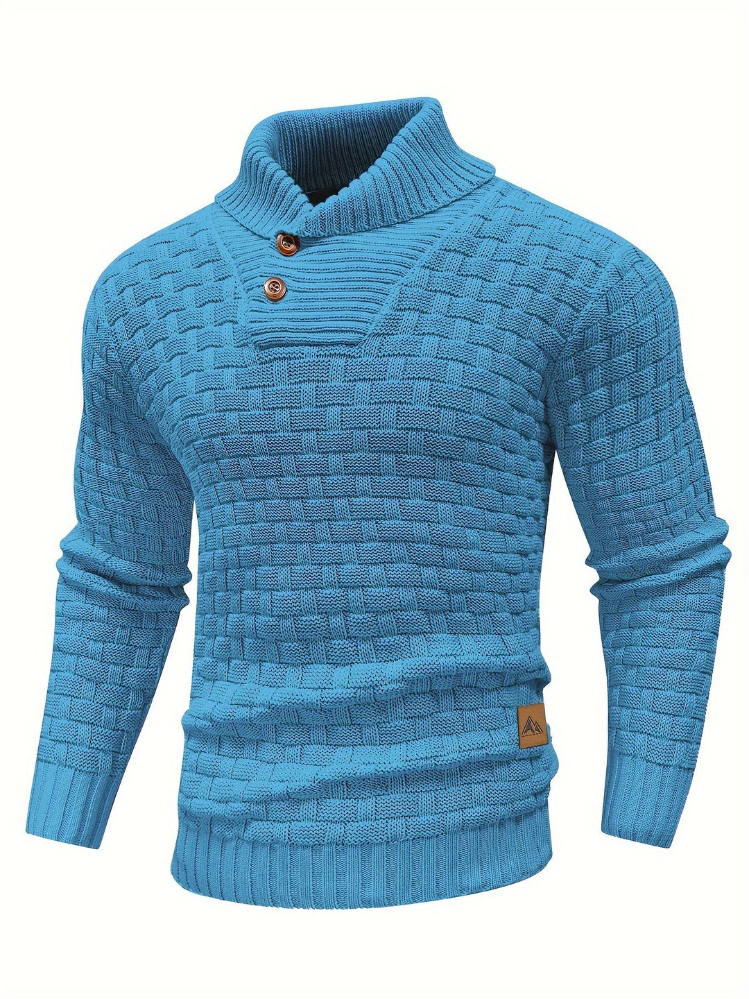 Barrett | Teksturowany sweter z kołnierzem szalowym