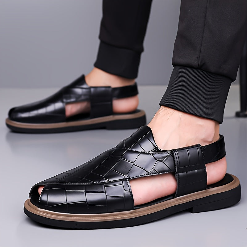 Nathaniel | Klapki Slip-On z Efektem Wplecionym