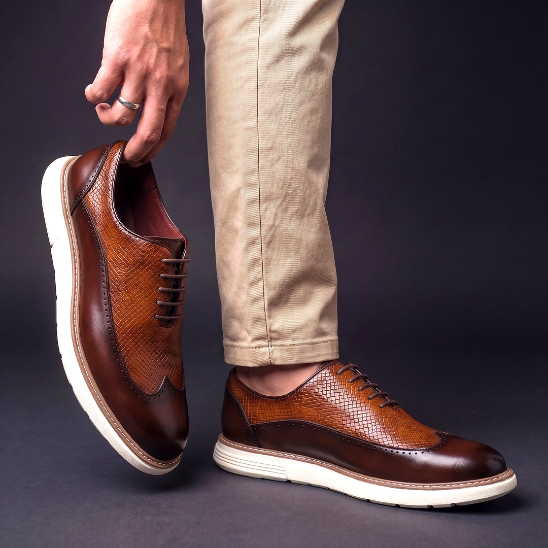 Oscar | Hybrydowe Brogsy Wingtip